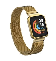 Mi Watch Lite Kordon Kasalı Milano Loop Metal Kordon (Gold)