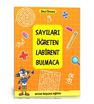 Sayıları Öğreten Labirent Bulmaca Kitabı