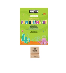 Okyanus Yayınları 4. Sınıf Master Fen Bilimleri Soru Bankası + Telefon Standı