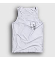 Presmono Unisex Beyaz Hands Valentine's Day Sevgililer Günü Atlet 284989tt (Beyaz)