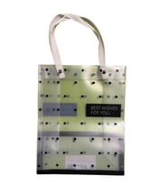 Hediyelik Plastik Çanta Renkli Not-139 19,5X24,5Cm