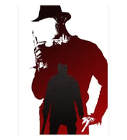 Jason Freddy Soyut Tablo Ahşap Poster Dekoratif