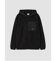 LCW Kids Siyah Erkek Çocuk Fermuarlı Polar Sweatshirt