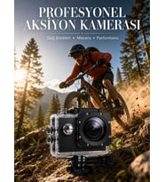 Yeni Nesil Full HD Görüntü Kalitesi Sunan Kompakt Aksiyon Kamerası 1080P
