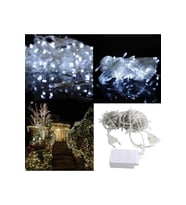 Eklemeli Beyaz 10 Metre Dekor Led - 100 Ledli 10 Metre Dekor Led - Yılbaşı Çam Ağacı Ledi - Led Işık