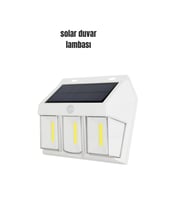 Suya Dayanıklı Solar Duvar Lambası – Akıllı Gece Sensörlü Işık