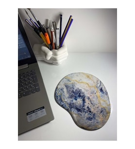 Mermer Desenli 27022332 Bilek Destekli Mouse Pad