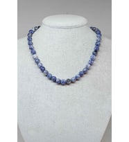 Sodalit Taşı Kolye 8mm (Klipsli)