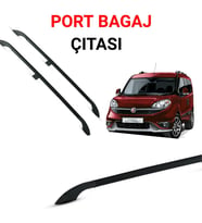 DOBLO UZUN ŞASİ MAXİ PORTBAGAJ TAVAN ÇİTASI SİYAH 2010 2011 2012 2013 2014 2015 2016 2017 2018 2019 