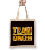 Team Ginger Redhead Squad Red Orange Hair Haired Irish Bez Çanta Uzun Saplı