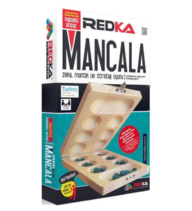 Ahşap Mangala Oyunu - Akıl ve Zeka Oyunu - Mangala Oyunu - Redka Mangala Oyunu - Strateji Oyunu