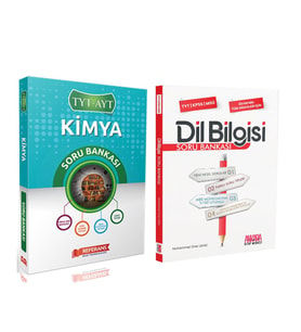 Referans Yayınları TYT AYT Kimya ve AKM Dil Bilgisi Soru Bankası Seti 2 Kitap