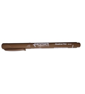 PENMARK HS-800-10 FİNELİNER KALEM 0.6MM JAPON UÇ - KAHVERENGİ
