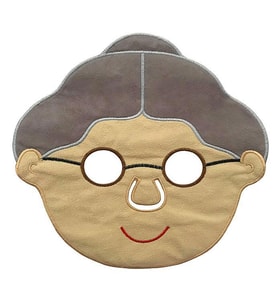 Nine Figürlü Maske (Bej)