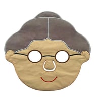 Nine Figürlü Maske (Bej)