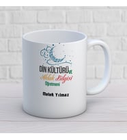 Kişiye Özel Meslek Din Kültürü ve Ahlak Bilgisi Öğretmeni Hediyelik Kupa Bardak