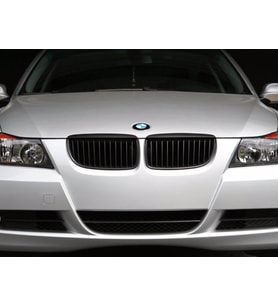 Bmw E90 Böbrek M Technic Tek Çizgi Mat Siyah 2006-2009