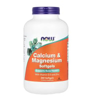 Calcium & Magnesium softgels with vitamin D-3 and zinc 240 softgels