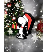 Snoopy Yılbaşı Noel Yeni Yıl Masa Üstü Aydınlatması