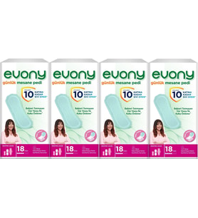 Evony Günlük Mesane Pedi Ekstra Uzun 72 Adet (4PK*18)