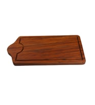 Yuvarlak Logolu Tahta 24x47cm (Kahverengi)