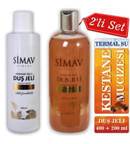 Simav Synaus Kestane Özlü ve Termal Sulu Duş Jeli 2'li Set 400ML + 200ML