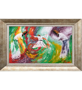 GÜMÜŞ ÇERÇEVELİ TABLO N1199