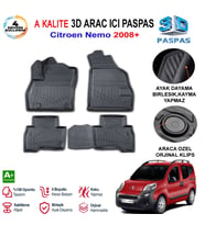 Citroen Nemo 3D Paspas Havuzlu Pro 2008 Sonrası