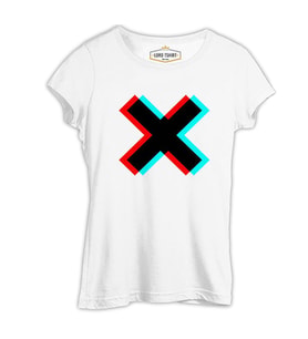 X by Colors Beyaz Kadın Tshirt
