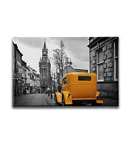 Klasik Araba Sokak Canvas Tablo ATY173