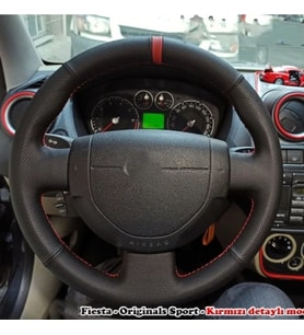 Ford Fiesta 2002-2007 Araca Özel Direksiyon Kılıfı