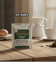 Pratik Tek Kullanımlık Filtre Kahve %100 Arabica Pratik Filtre Kahve - Special Blend Tek Kullanımlık Hazır Poşet 6g - Hızlı Kahve Keyfi