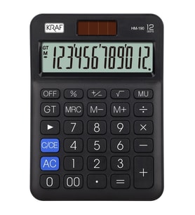 KRAF 12 HANE MASAÜSTÜ HESAP MAKİNESİ HM-190