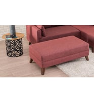 Bella Soft Puf Bordo