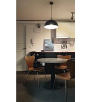 RİOLİGHT RETRO4,RUSTİK,MODERN SİYAH MUTFAK,ODA,CAFELER İÇİN TEKLİ METAL SARKIT AVİZE ÇAP:40CM