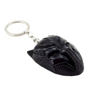 Black Panther Kara Panter Maske Siyah Metal Anahtarlık KC059