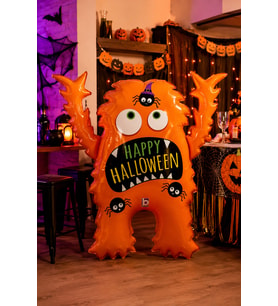 Halloween Folyo Balon Yaratık Grabo 94 cm Cadılar Bayramı Parti Süsü Temalı Dekorasyon Balonu