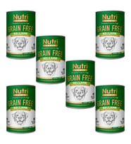 Nutri Canin 400Gr %92 Kuzu Etli Tatlı Patatesli Hipo Alerjenik Tahılsız 6Adet Yaş Köpek Maması (Yeşil)