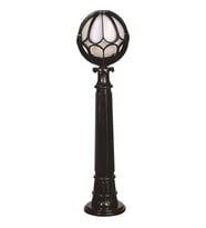 AVONNI BSU-68078-BSY-M2-OP Siyah Boyalı Dış Mekan Aydınlatma E27 Aluminyum Polietilen Cam 25cm