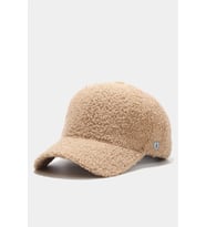 Kadın Kışlık Camel Peluş Şapka Kep Trendy Baseball Cap