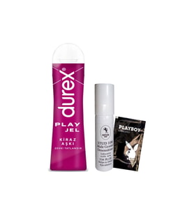 Durex Kiraz Aşkı 50 ml Jel + Stud100 GeciktirmeyeSprey + Hediye
