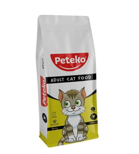 Peteko Tavuklu Kedi Maması 15 Kg