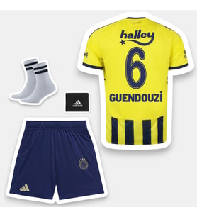Guendouzi-6 Fênerbahçe 26-27 Yeni Sezon Çocuk Futbol Forması - 4'lü Set
