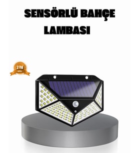 Solar Güçlü 100 Led Bahçe Lambası – Tasarruflu, Suya Dayanıklı Geniş Açılı Işık