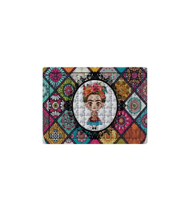 Ghostbastır Design Frida Kahlo 99 Parça Ayaklı Puzzle – Dekoratif Çocuk Yapbozu 0104