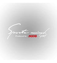 3008 Sports Mind Oto Sticker 30 cm x 11 cm yazı 365