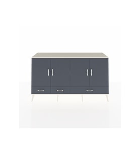 Kronos Konsol 6 Raflı 3 Çekmeceli 4 Kapaklı 176x59x99 Aytaşı-Antrasit