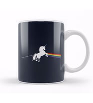 Dark Side Of The Unicorn Pink Floyd Mix Kupa Bardak Porselen