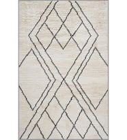 Eliana Home Baskılı, Yıkanabilir Kaymaz Taban Salon Halısı LNA1825 100x150 cm (Bej)