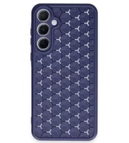 Durukar® Samsung Galaxy A35 5G Kılıf Petek Silikon Kapak - Lacivert